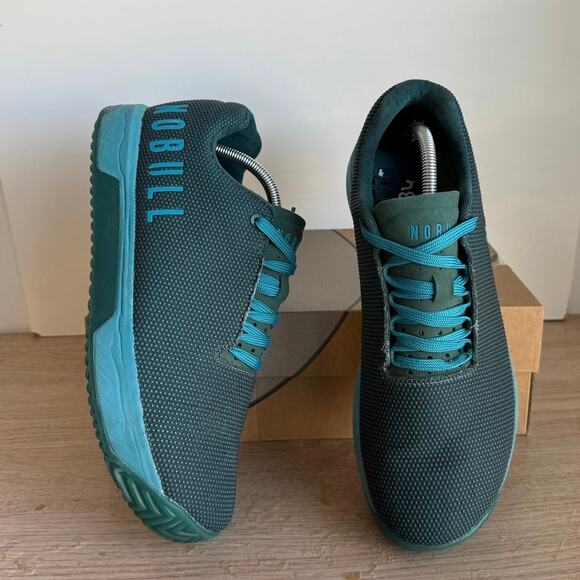 NOBULL SF Trainer Plus DEEPTEAL SuperFabric Men Athletic Sneakers- SZ 11.5